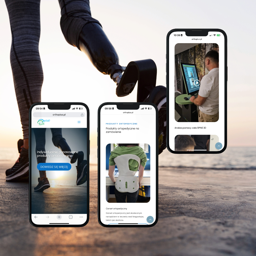 Design on mobile. Orthoplus