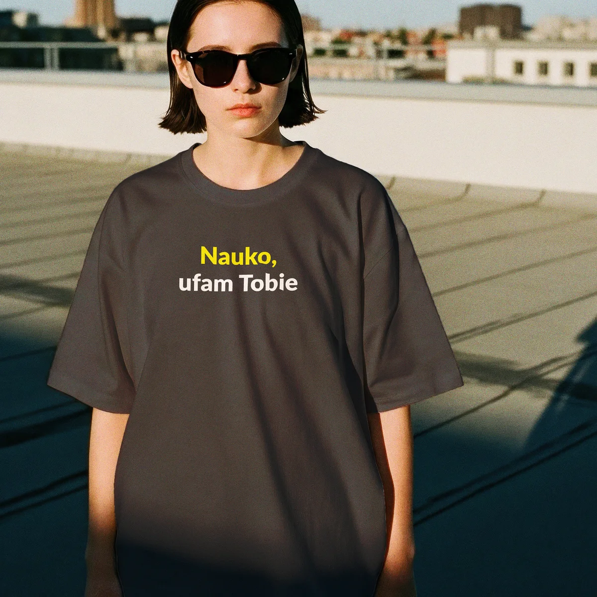 Koszulka „Nauko, ufam Tobie” – Fundacja Wolność od Religii